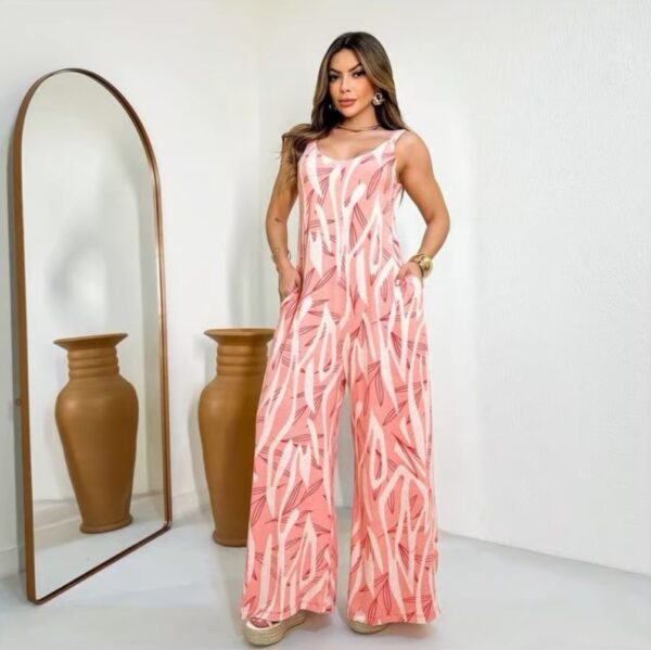 Macacão Laura estampado